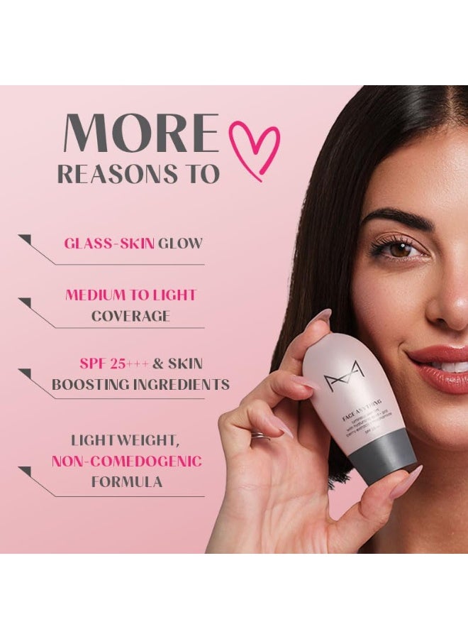 House Of Makeup Face Tint with Hyaluronic Acid, Niacinamide | B B Cream for Women | Makeup for Women | CC Cream For Oily Skin | 35 ml (MD10-Medium To Deep Skin Tone) - Image 4