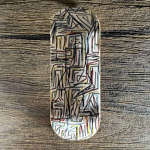 Noahwood Noahwood Handmade Fingerboard Deck 975x35mm 5Layer Color Maple Pro concave Creative Design Mini Skateboard Line - Image 5