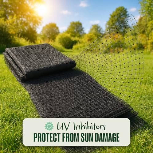 Dalen Deer X Protective Netting for Gardens and Landscapes - 7′ x 100′ - Strong and Durable 3/4″ Polypropylene Mesh with UV Inhibitors - Image 3