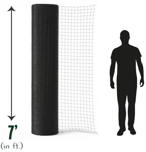Dalen Deer X Protective Netting for Gardens and Landscapes - 7′ x 100′ - Strong and Durable 3/4″ Polypropylene Mesh with UV Inhibitors - Image 4