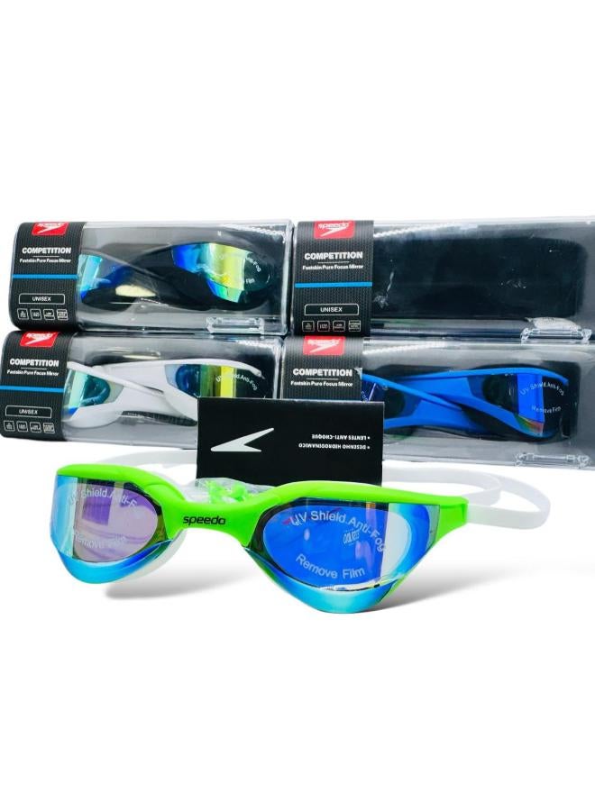سبيدو نظارات السباحة M031 – تصميم مريح عالي الجودة مع عدسات مضادة للضباب والأشعة فوق البنفسجية