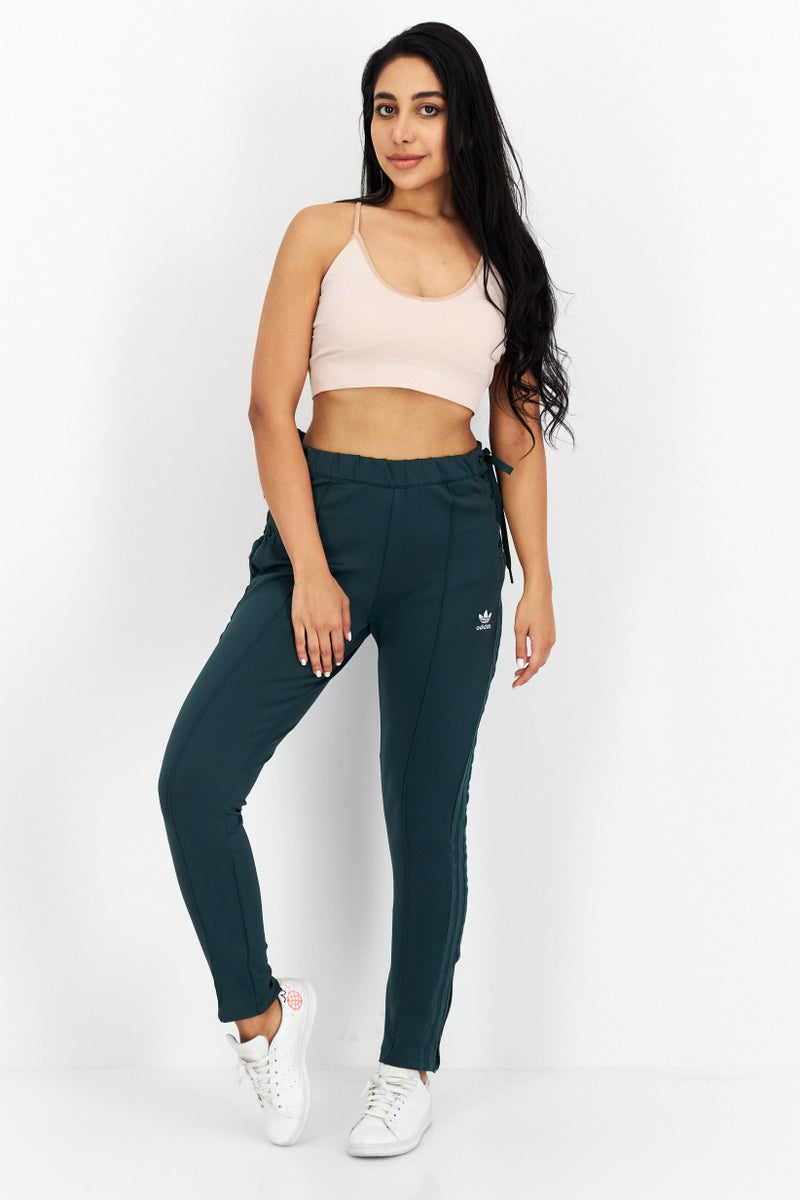 adidas Originals Women Sportswear Fit Training Pants, Green  - Image 4