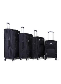 MeLife 4-Piece Soft Luggage Trolley Set – Lightweight, 360° Spinner Wheels, Durable & Stylish – Black - pzsku/ZABA34EDBFBCEDC344416Z/45/_/1740344993/9b9162ea-5856-45b9-b941-6e4bc36eb310