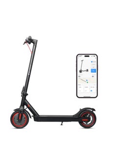 Crony W365 E-Scooter Motor 36V/7.8AH,8.5" Rubber Tires,Hydraulic Disc Brakes ,APP Connectivity,Easy Foldable, Portable Commuter E-Bike For Adults & Kids, Aluminum Frame 100kg Load Skateboard With bell, Urban Mobility tool Electric Scooter, Black  - Image 1