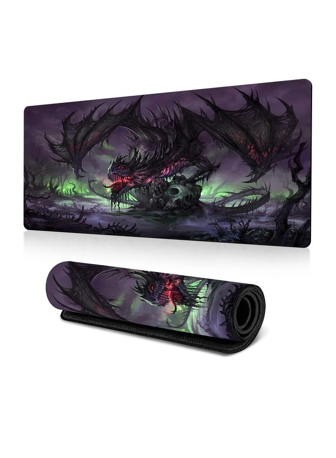 Temu Hot Selling Series Dark Fantasy Dragon Mouse Pad Large E-Sports Table Mat Mouse Pads Rubber Anti-Slip Mat