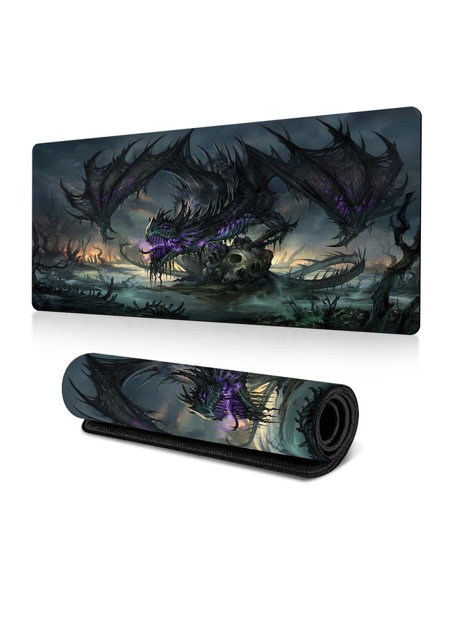 Temu Hot Selling Series Dark Fantasy Dragon Mouse Pad Large E-Sports Table Mat Mouse Pads Rubber Anti-Slip Mat