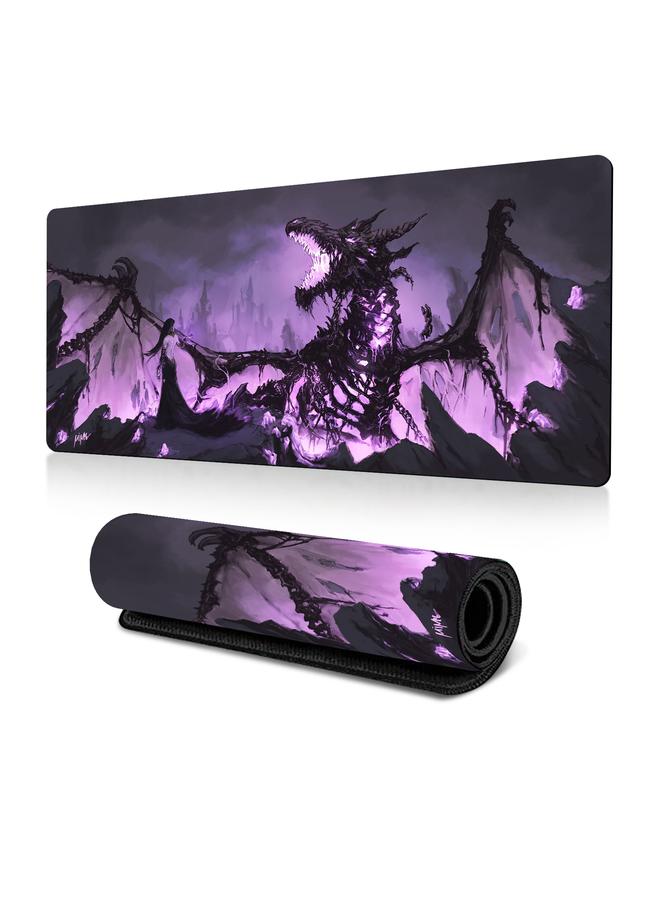 Temu Hot Selling Series Dark Fantasy Dragon Mouse Pad Large E-Sports Table Mat Mouse Pads Rubber Anti-Slip Mat