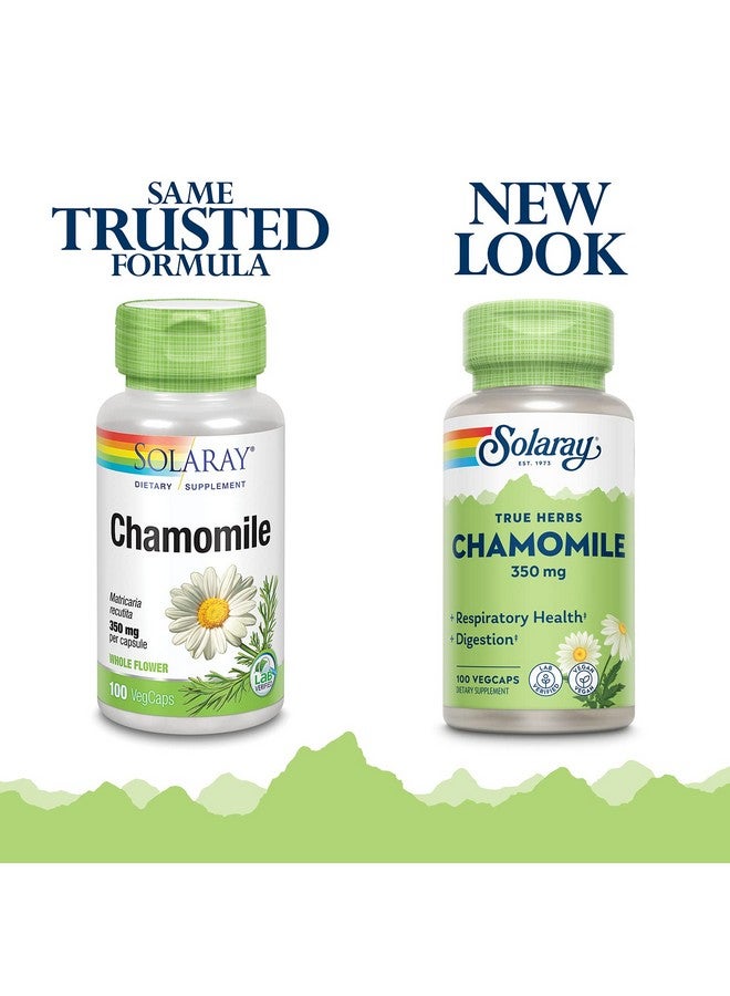 SOLARAY Chamomile, Soothing Support for Digestion, Respiratory Tract and Relaxation, 100 Servings, 100 VegCaps - Image 4