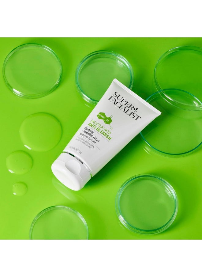 SUPER FACIALIST Super Facialist Salicylic Acid Anti Blemishing & Purifying Cleansing Wash - Leaves Skin Balanced & Healthier 1 x 150ml  - Image 3