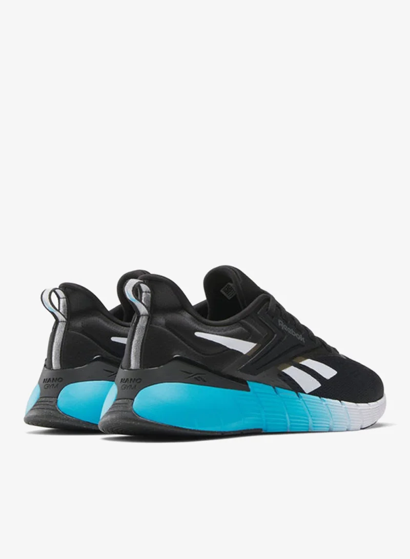 Reebok Black/White/Future Cyan Reebok Nano Gym Men's Shoes for Men | Best Price UAE