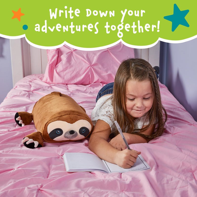 MEMORY MATES MEMORY MATES Lynn The Sloth Memory Foam Pillow Plush 15  Stuffed Animal  - Image 4