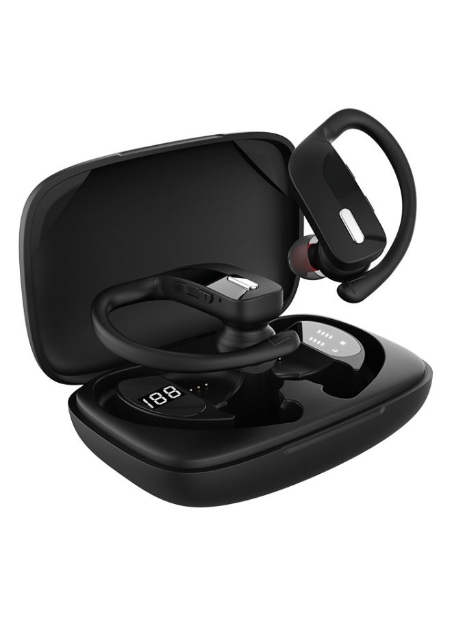 Generic - T17 TWS Bluetooth Headset Display Power Noise Reduction Ear-Hanging Sports Wireless Bluetooth Headset - Image 1