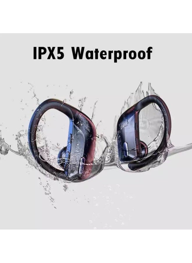 Generic - T17 TWS Bluetooth Headset Display Power Noise Reduction Ear-Hanging Sports Wireless Bluetooth Headset - Image 1