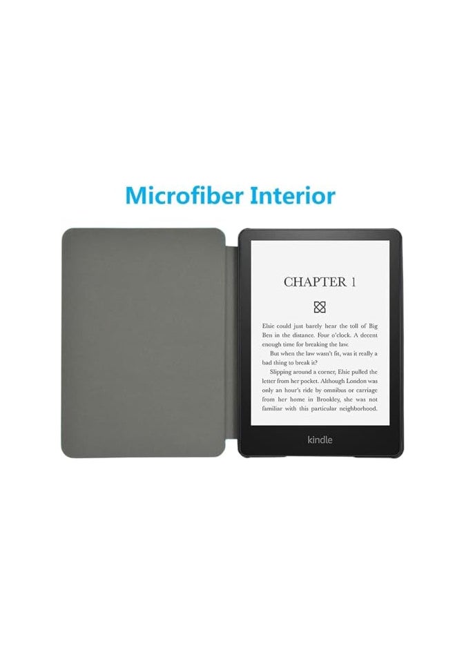 Generic - غطاء EcoSystem Slimshell لجهاز Kindle Paperwhite الجديد بالكامل (الجيل الحادي عشر - 2021، 6.8 بوصة) أو Kindle Paperwhite Signature Edition، غطاء ذكي مع وضع السكون/التنشيط التلقائي، (ربيع) - Image 1