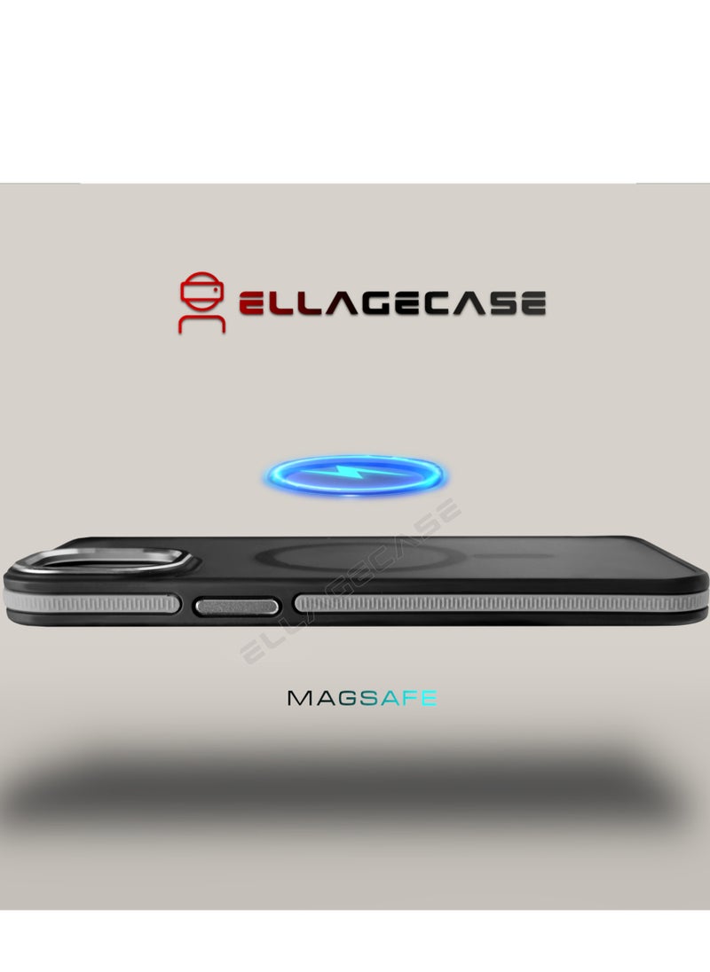 Stylish Case for iPhone 16 Plus, Solid Camera Protection, Shockproof, Enhanced Protection, Compatible with Magsafe and Wireless Charging