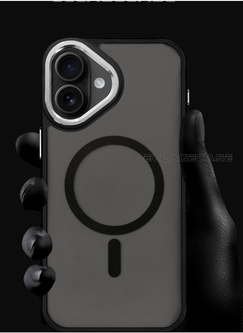 Stylish Case for iPhone 16 Plus, Solid Camera Protection, Shockproof, Enhanced Protection, Compatible with Magsafe and Wireless Charging