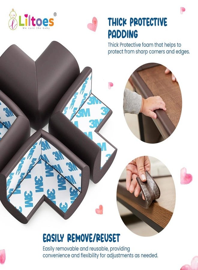 LILTOES Baby Safety Corner Guards and Cabinet Locks Combo, Child Proofing for Furniture and Drawers (Corner+Cabinet) - Image 4