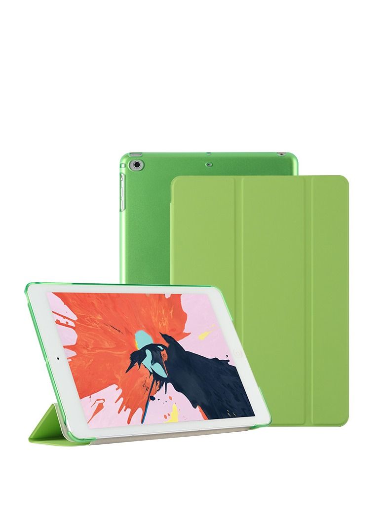 Loquat Green iPad Three Fold Intelligent Sleep Hard Shell