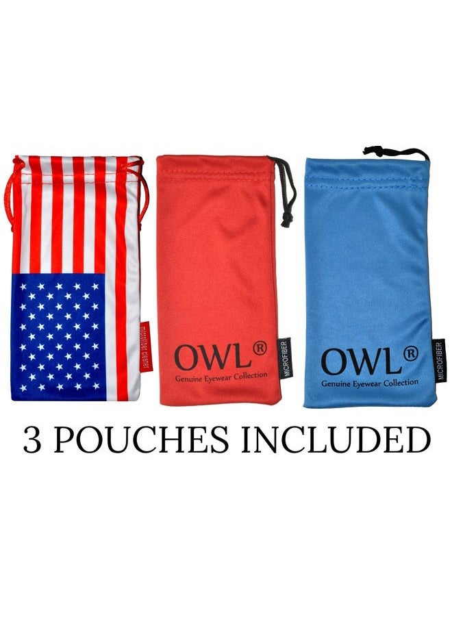 OWL - 12 Pack Bulk Aviator Sunglasses Metal Gold, Silver, Black Frame for Men Women Party Glasses - Image 1