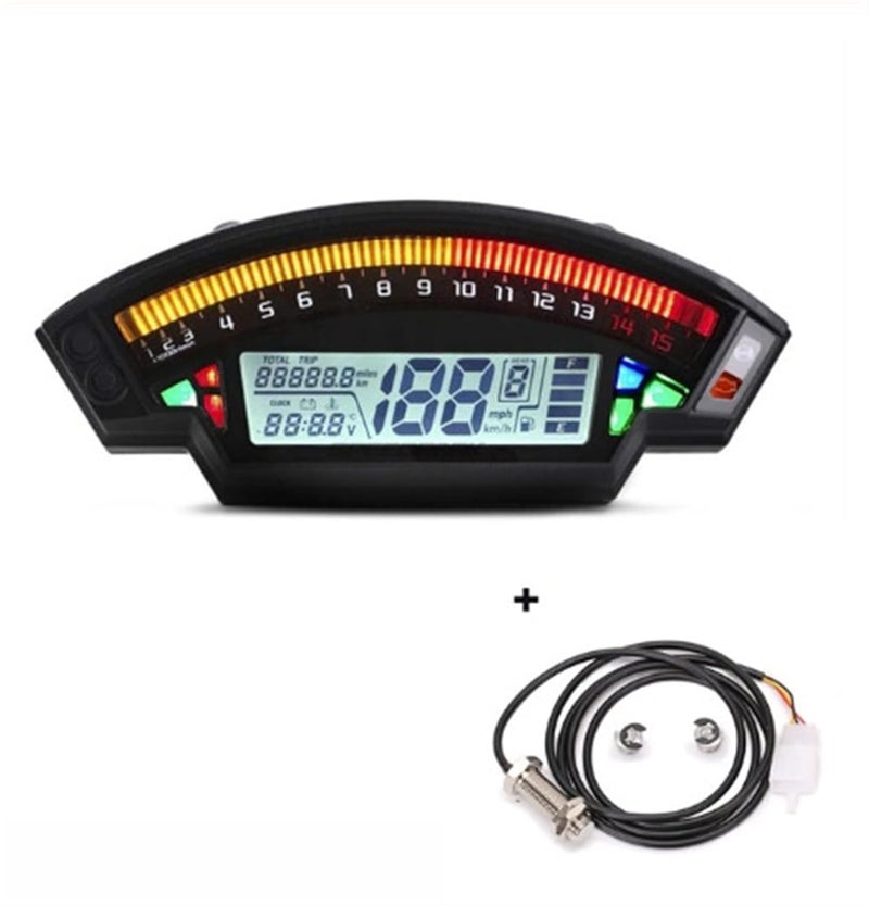 DEMULAX LCD Digital Speedometer with Sensor - Image 1