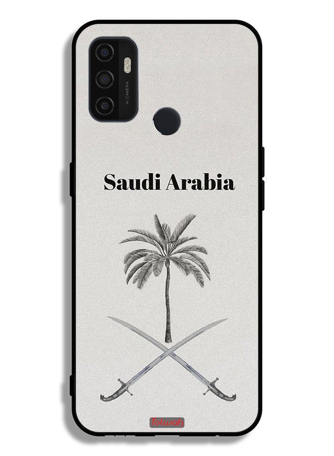 Tolwak Oppo A53 4G Protective Case Cover Kingdom Of Saudi Arabia Sign Art - Image 2