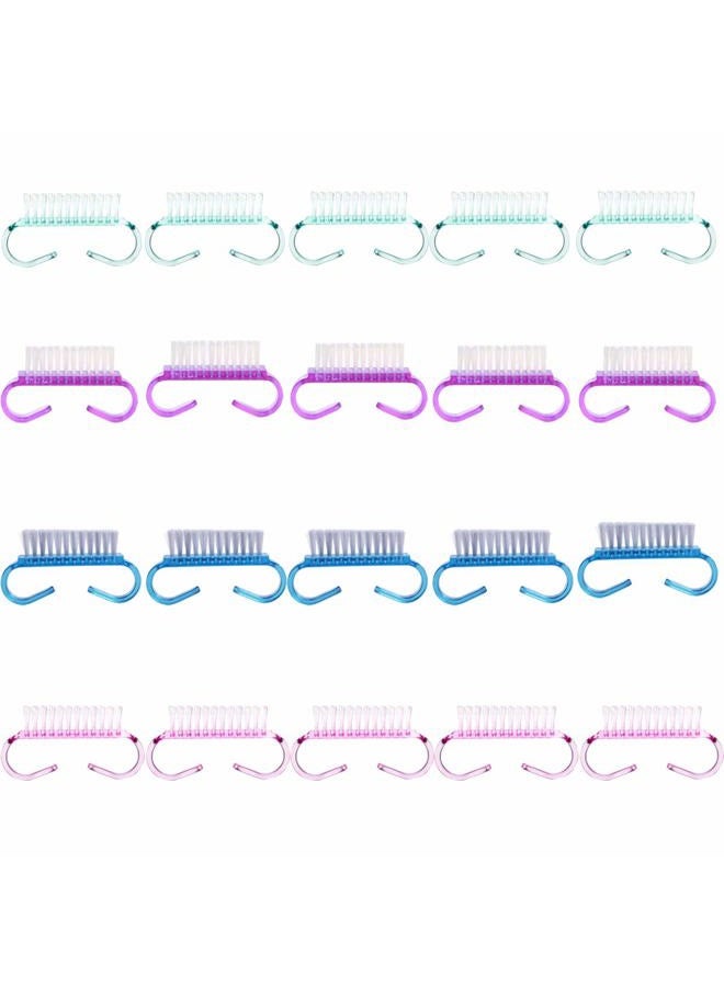 Benbeno 20PCS Handle Grip Nail Brush, Christmas Thanksgiving Gifts for Women Girls - Image 1