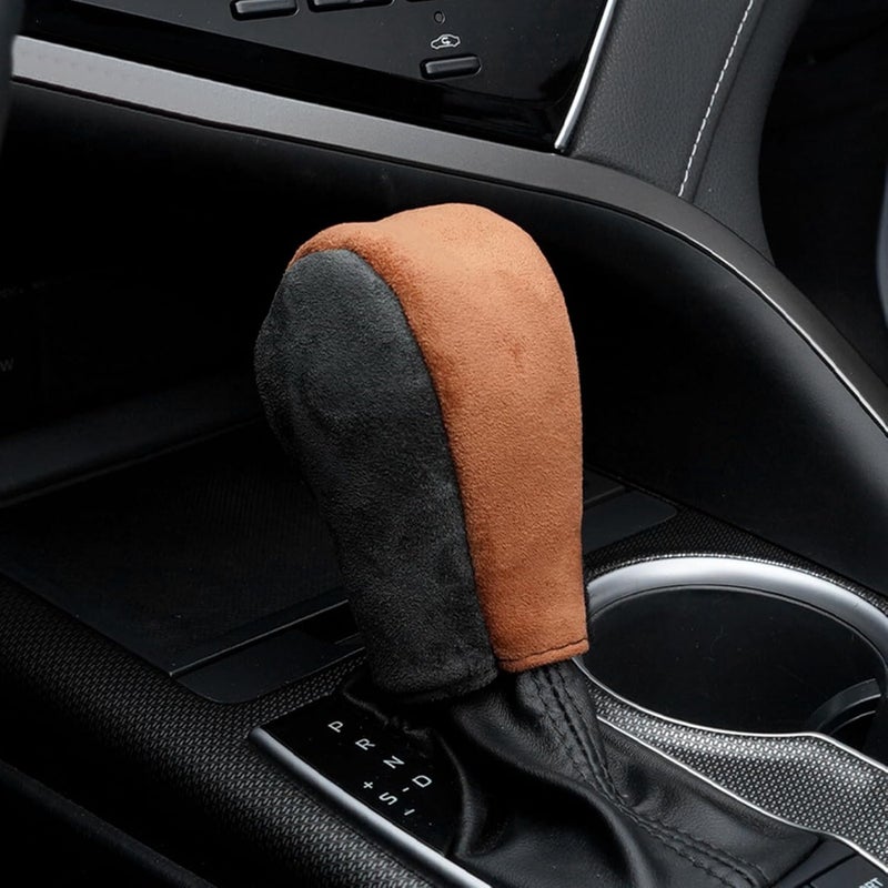 Shift Knob | Manual Gear Shift Lever Sleeve for Shift Knob Protection,Automotive Interior Decorations, Shift Knob Decor, Protector Boot for SUV, Car - Image 2