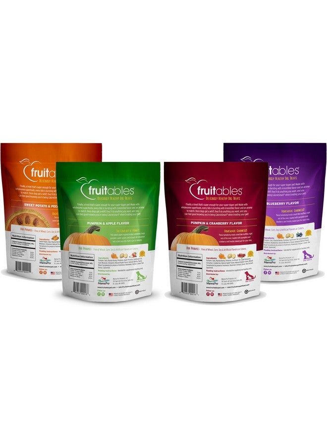 Fruitables Baked Crunchy Pumpkin Dog Treats, 7Oz, Variety Pack Of 4 - Image 2