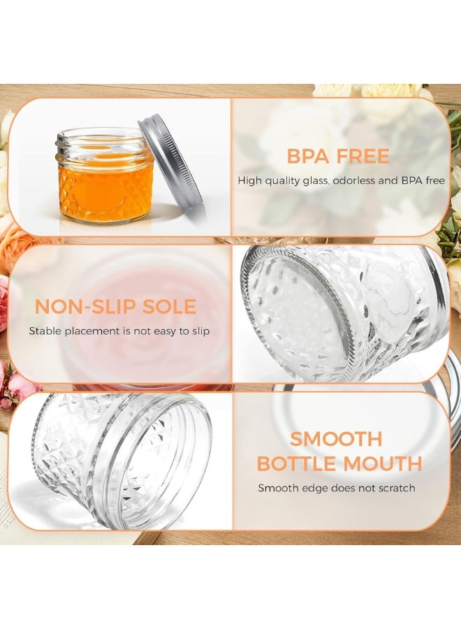 McDou Mini Mason Jars 100ml with Lids,Small Glass Jars for Food Storage, Jam,Jelly,Spice,Candle,Honey,DIY Decor - Image 5