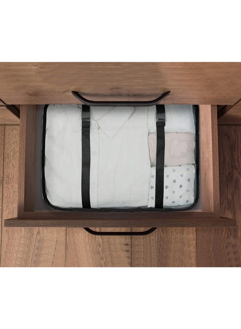 Packing Cubes for Travel – Black 7 PCS Travel Organizer Bags Set with Shoe Organizer, Toiletry Bag & Laundry Bag – Luggage Storage Pouches & Travel Essentials Organizer - Image 2