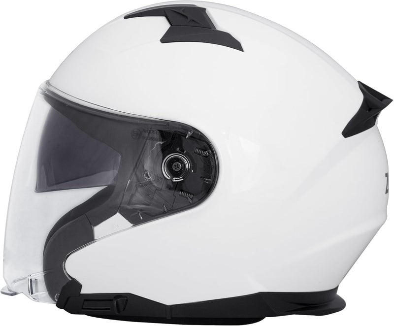 Zorax خوذة دراجة نارية زوراكس ZOR-608 تولّا ذات وجه مفتوح مع واقي مزدوج معتمد ECE 2206 - Image 5