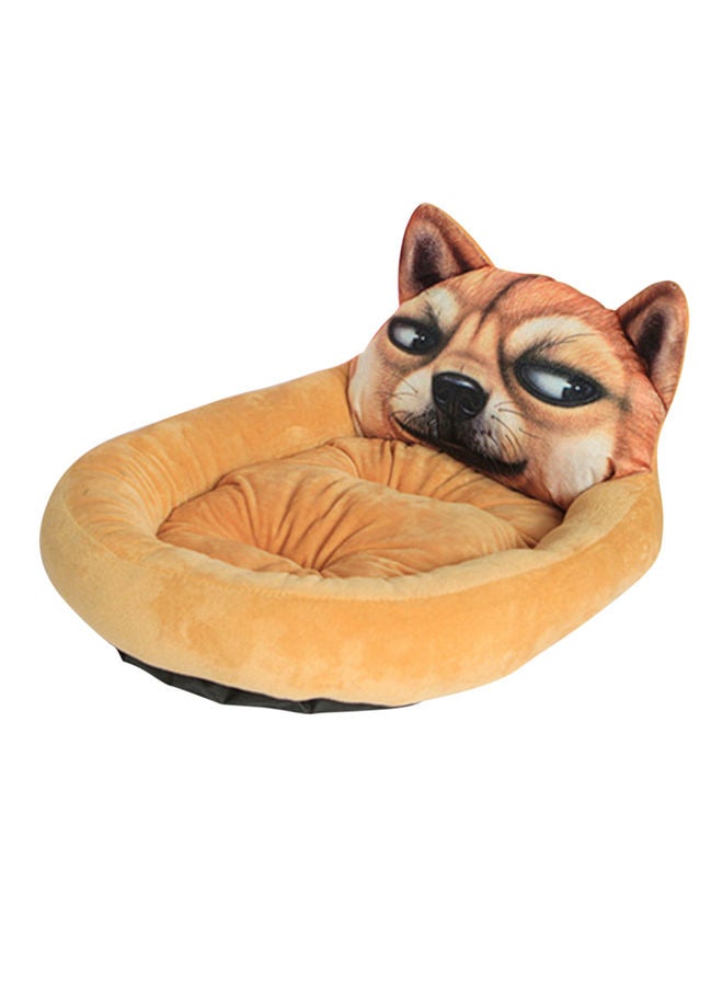 NIBEMINENT Warm Cushion Pet Kennel Brown - Image 1