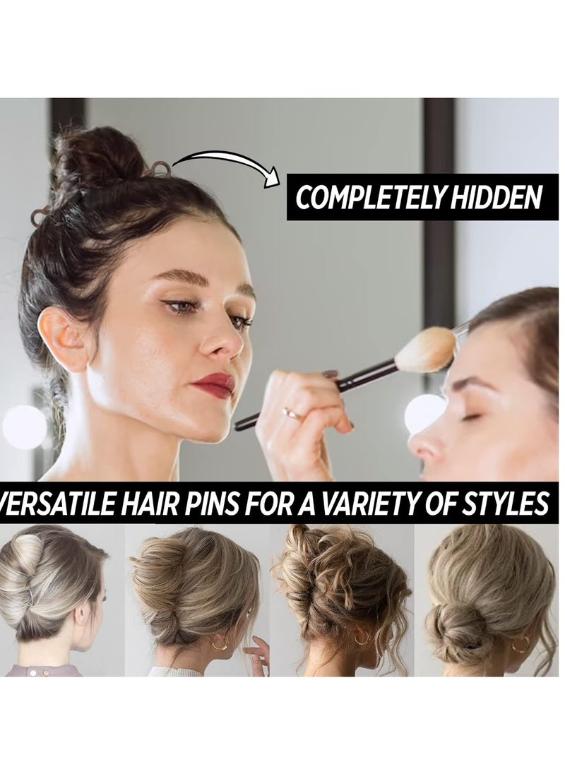 Good Hair Days - Hair Pins - Plastic, U-shaped Magic Grip Hairpins, Strong Durable Pins For Fine, Thick & Long Hair, Hair Styling Accessories, Set of 10 (Tortoise Shell) - Image 1