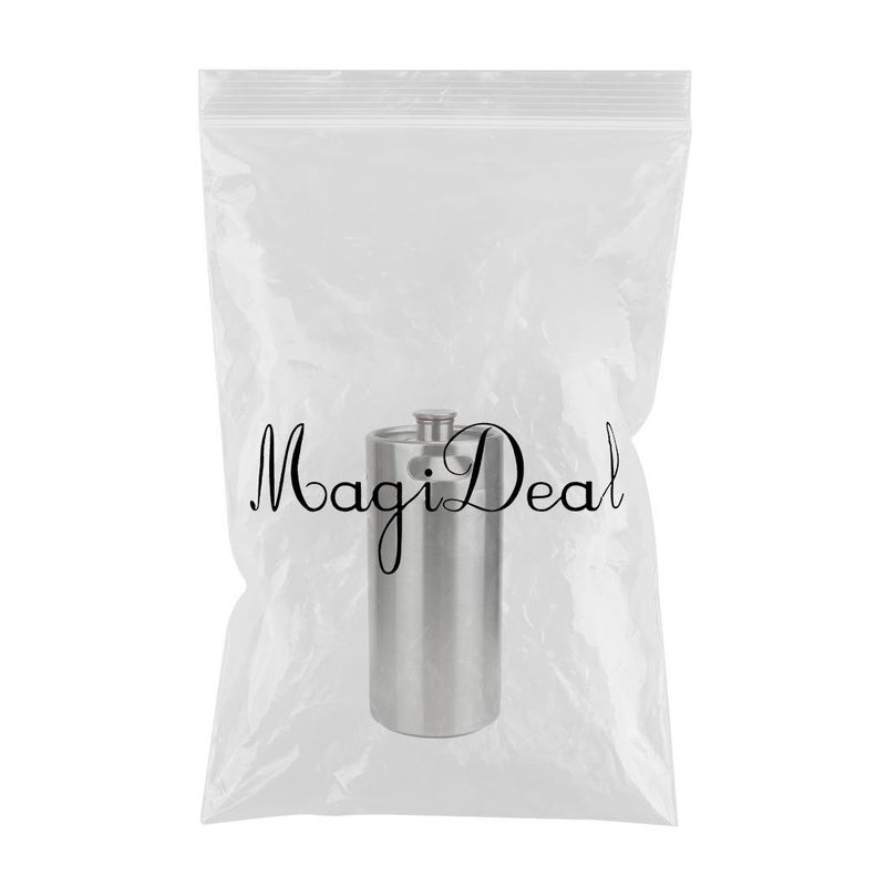 Keg Growler Mini Stainless Steel Beer Growler Wine Bottle Home Brewing 5L  - Image 2