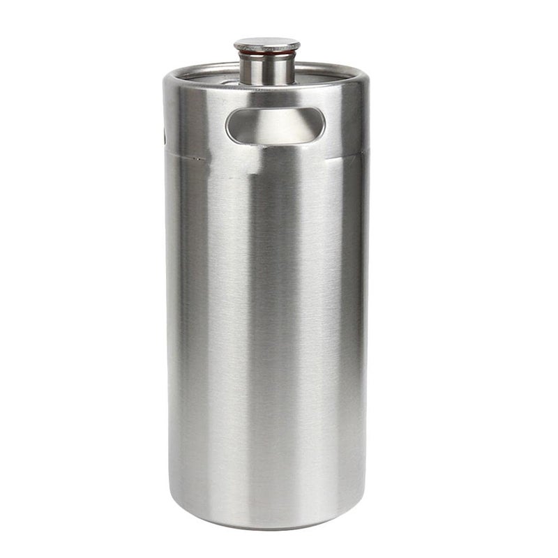 Keg Growler Mini Stainless Steel Beer Growler Wine Bottle Home Brewing 5L  - Image 1