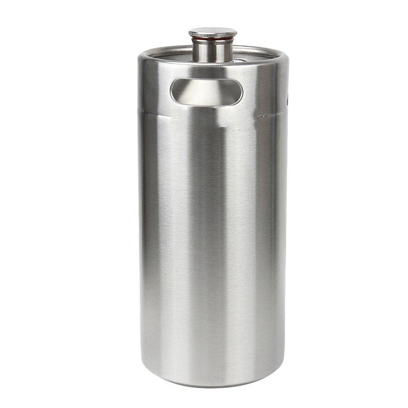 Keg Growler Mini Stainless Steel Beer Growler Wine Bottle Home Brewing 5L  - Image 4