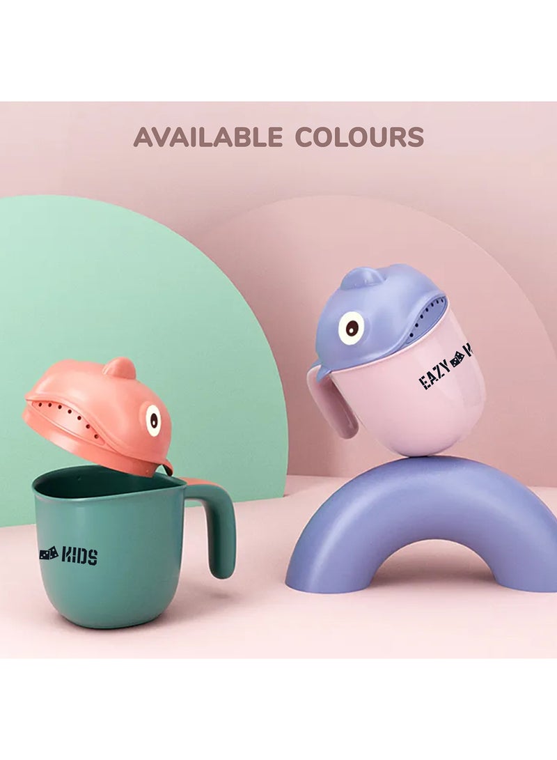 Eazy Kids كوب استحمام وشطف شامبو بيبي هيد - أخضر، 500 مل - Image 3