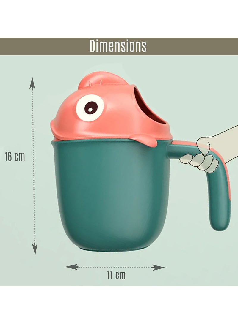 Eazy Kids كوب استحمام وشطف شامبو بيبي هيد - أخضر، 500 مل - Image 5