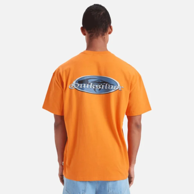QUIKSILVER Mercury Chrome Old English Short Sleeve T-Shirt - Men