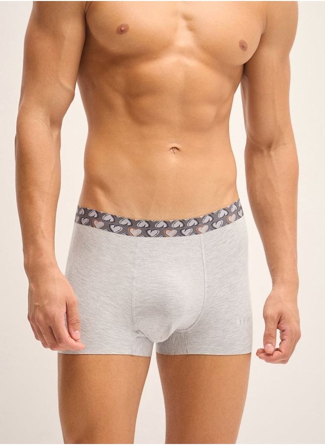 THE BEAR HOUSE Men’s Boxers (Pack of 3) – Made from Modal Fabric, Breathable Boxer Shorts with Soft Feel and Stretchable Waistband for All-Day Ease  - Image 4