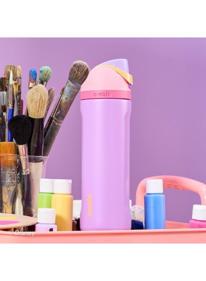 Owala Disney Princess FreeSip Insulated Stainless Steel Water Bottle with Straw and Sticker for Sports and Travel, BPA-Free Sports Water Bottle, 24 oz, Rapunzel - Image 3