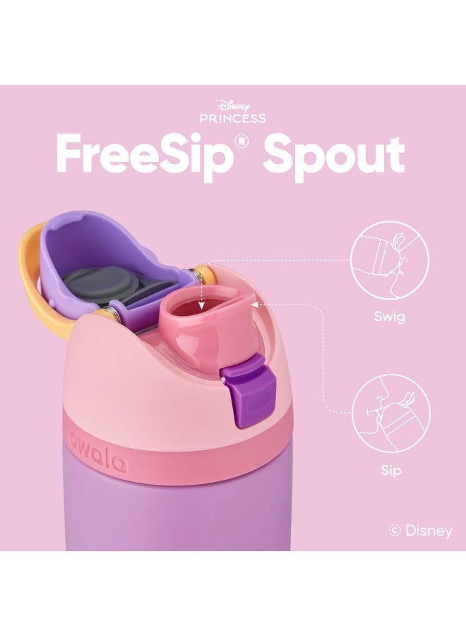Owala Disney Princess FreeSip Insulated Stainless Steel Water Bottle with Straw and Sticker for Sports and Travel, BPA-Free Sports Water Bottle, 24 oz, Rapunzel - Image 5