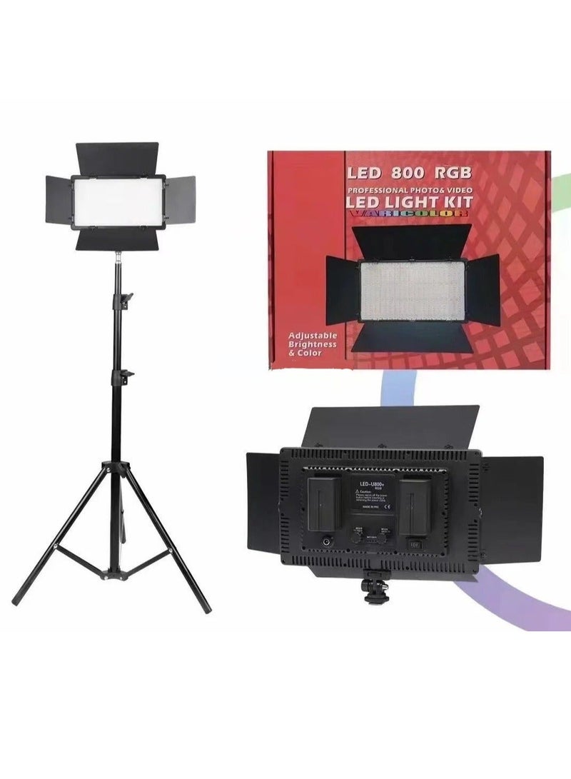 LED 800 RGB Professional Photo and Video LED light - Image 1