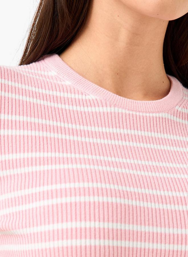 Splash FAV Striped Crew Neck Sweater - Image 3