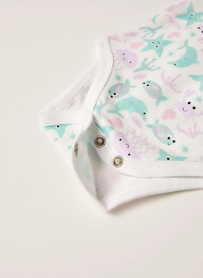 زيبي 5 Bodysuits for Baby Girls 'Mommy&Daddy', Multicoloured