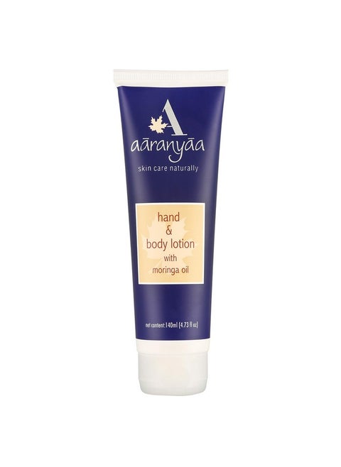 Aaranyaa Hand & Body Lotion (140ml) to Nourish Dry Skin with Plan Moisturizer Moring Oil, Ashwagandha & Brahmi Extract For Deep Moisturization and Hydratiion - Paraben Free