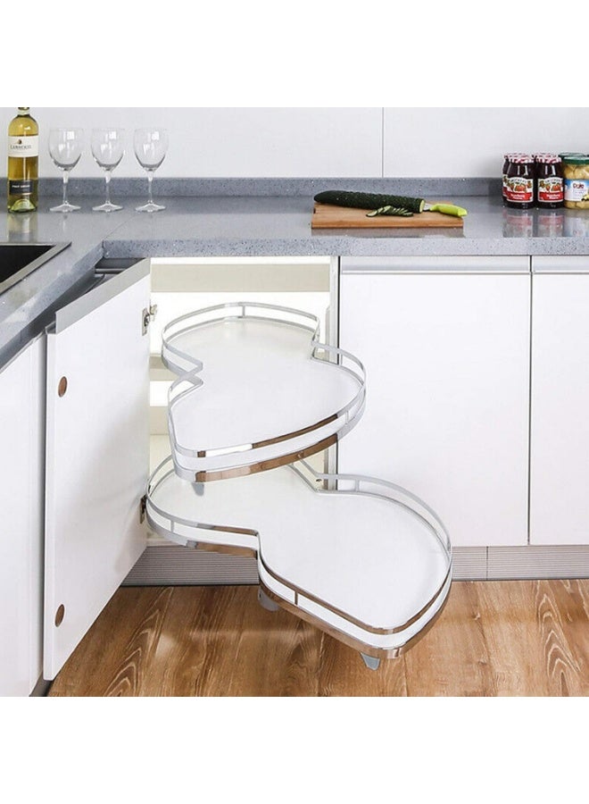 Zeeco Kitchen Cabinet Blind Corner Pullout Organiser for 900mm Cabinet, 2 Tiers, Soft Close, Right Handed - Image 5