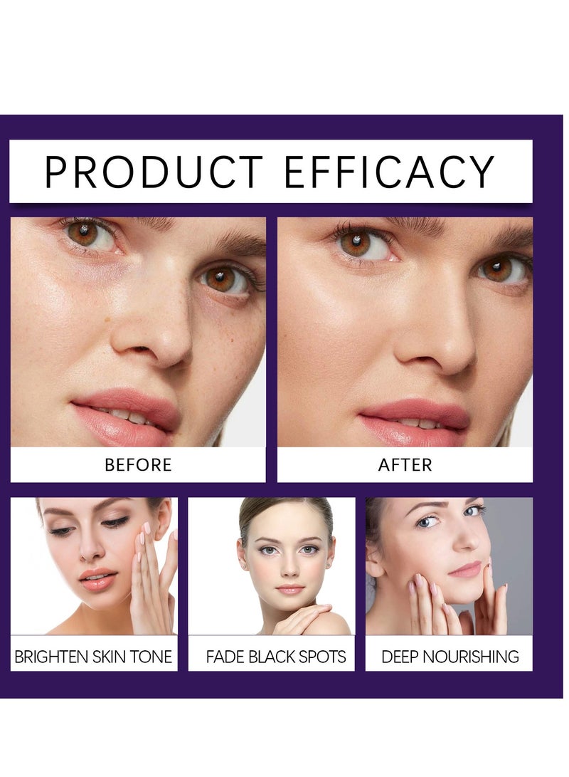 EELHOE Dark Spot Corrector Serum Contains Salicylic Acid Niacinamide Facial Dark Spot Remover to Brightening Skin Tone Moisturizing Repair and Improve Facial Dull Moisturizing Essence, 30ml - Image 4