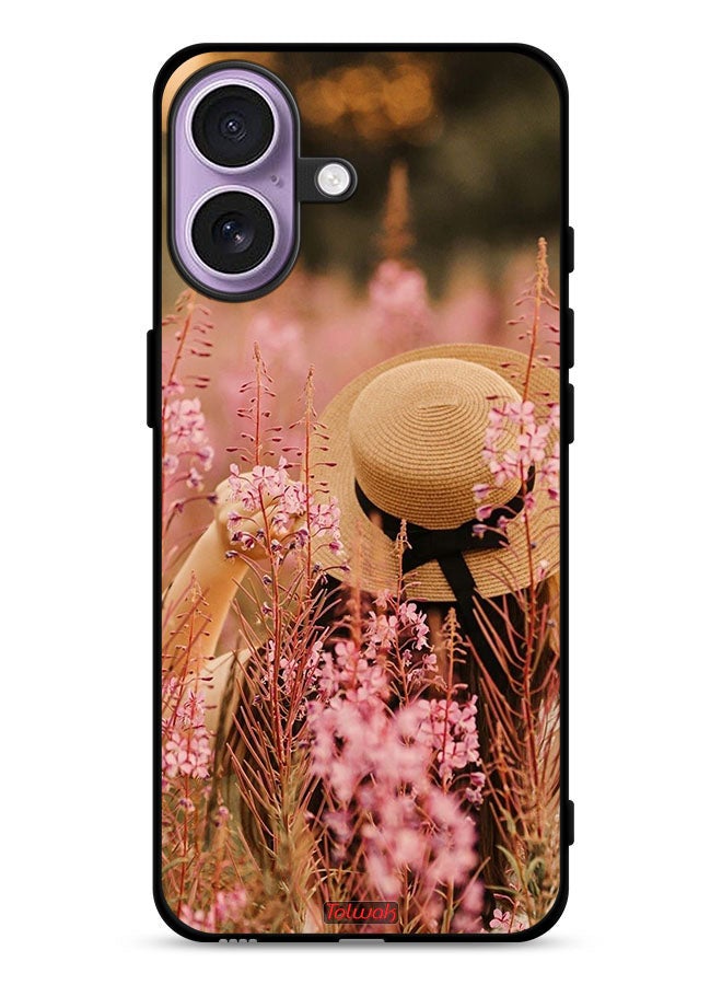 Tolwak Apple iPhone 17 Protective Case Cover Hat Girl In Flowers - Image 1