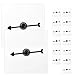 Hotusi Game Spinner Transparent Spinners Dry Erase Math Game Spinner with Rotating Arrow for Party Games and Teaching 15Pack - Image 3